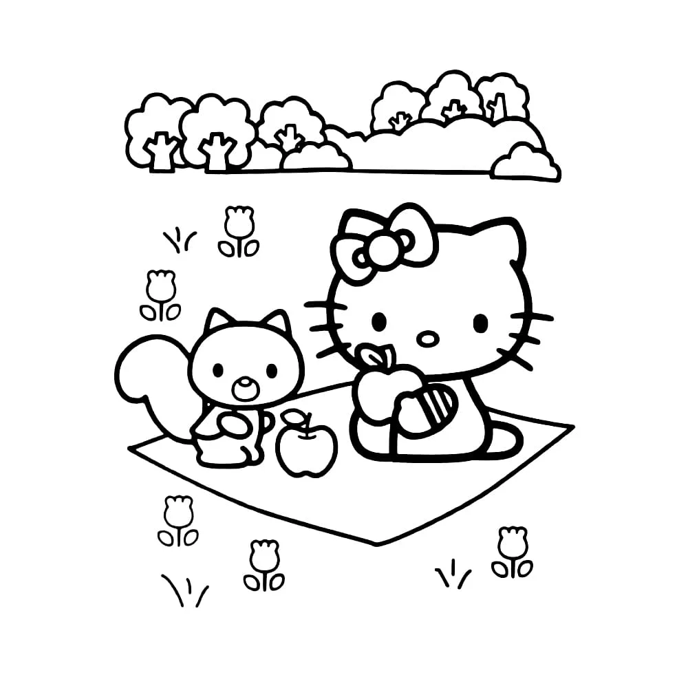 Hello Kitty coloring page (69)