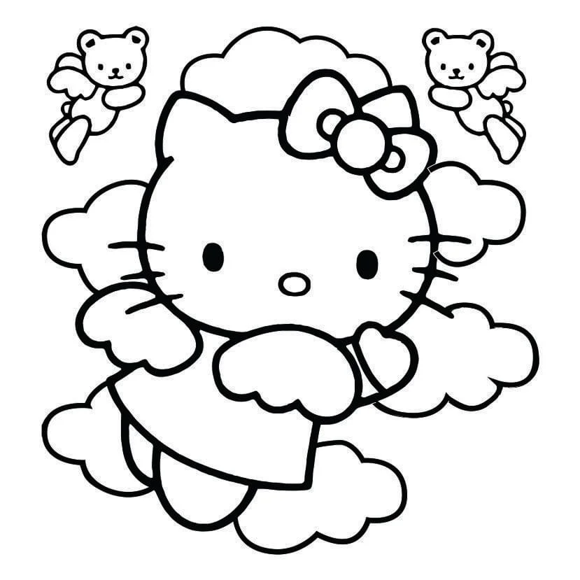 Hello Kitty coloring page (70)