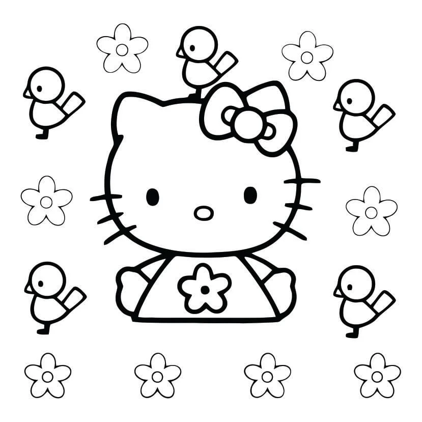 Hello Kitty coloring page (72)