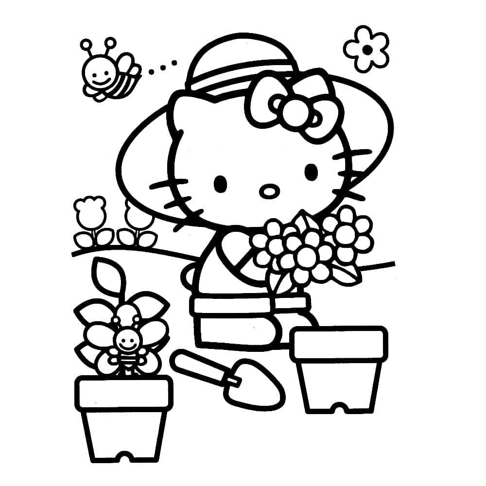 Hello Kitty coloring page (75)