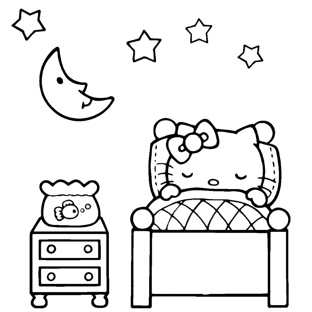 Hello Kitty coloring page (80)