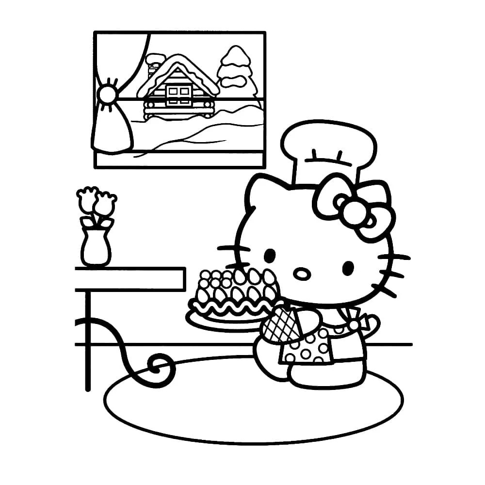 Hello Kitty coloring page (83)