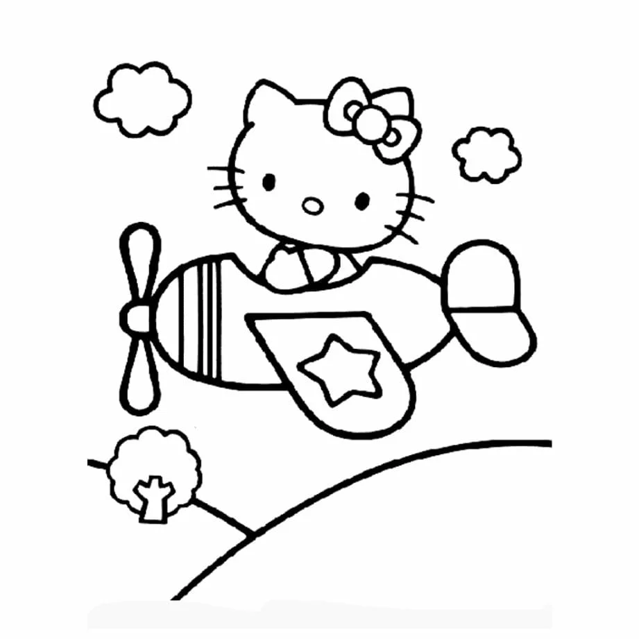 Hello Kitty coloring page (87)