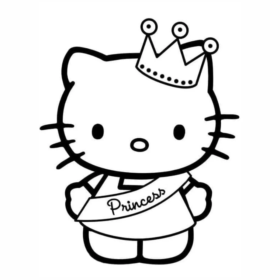 Hello Kitty coloring page (88)