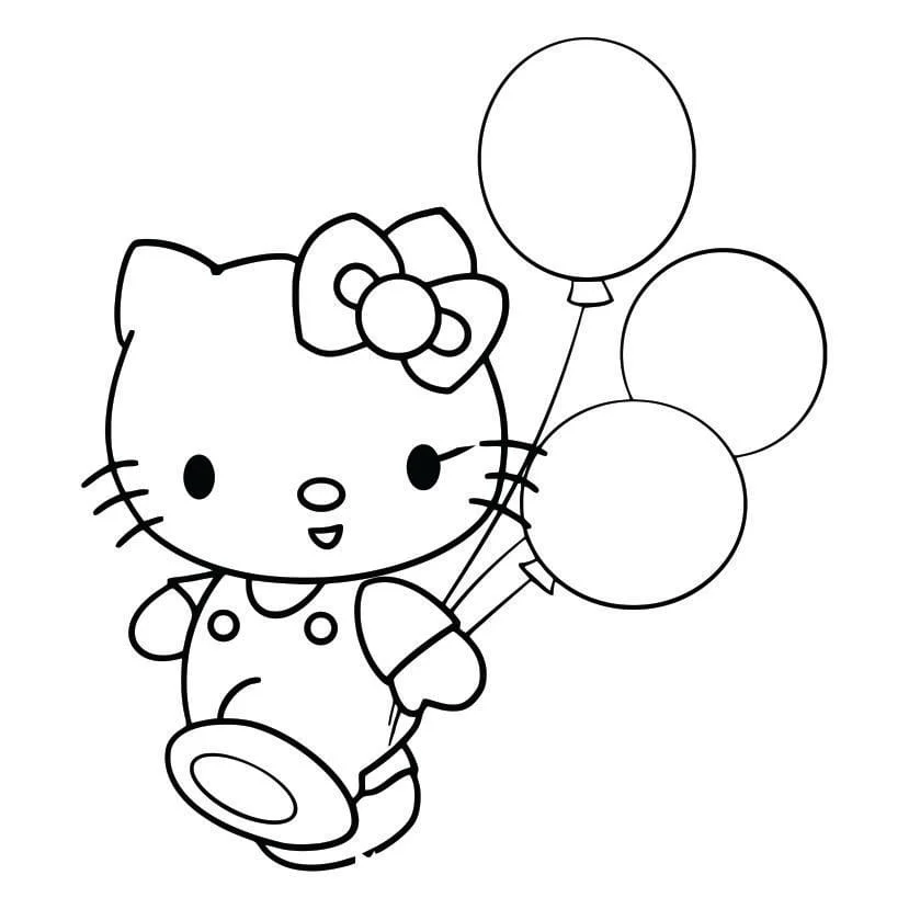 Hello Kitty coloring page (90)