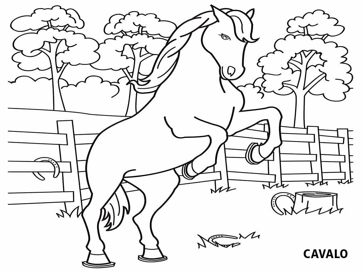 Horse coloring page (10)