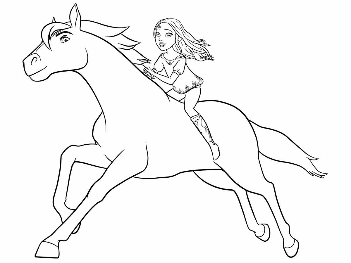 Horse coloring page (15)