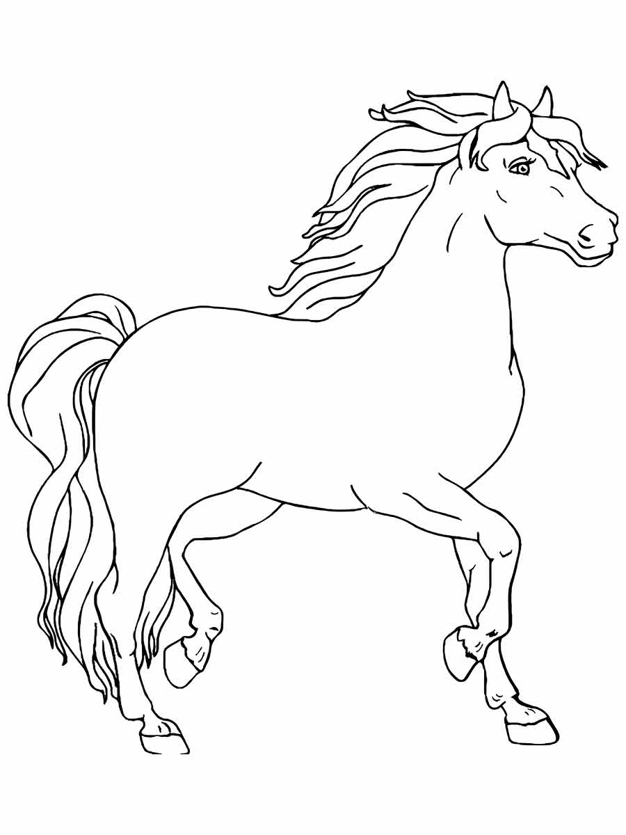 Horse coloring page (21)