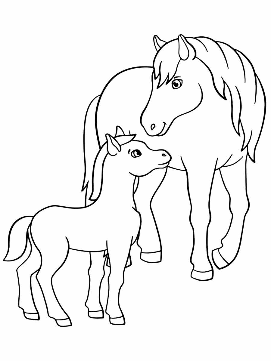 Horse coloring page (26)