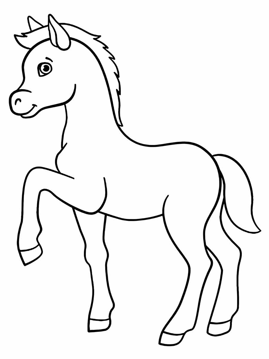 Horse coloring page (28)