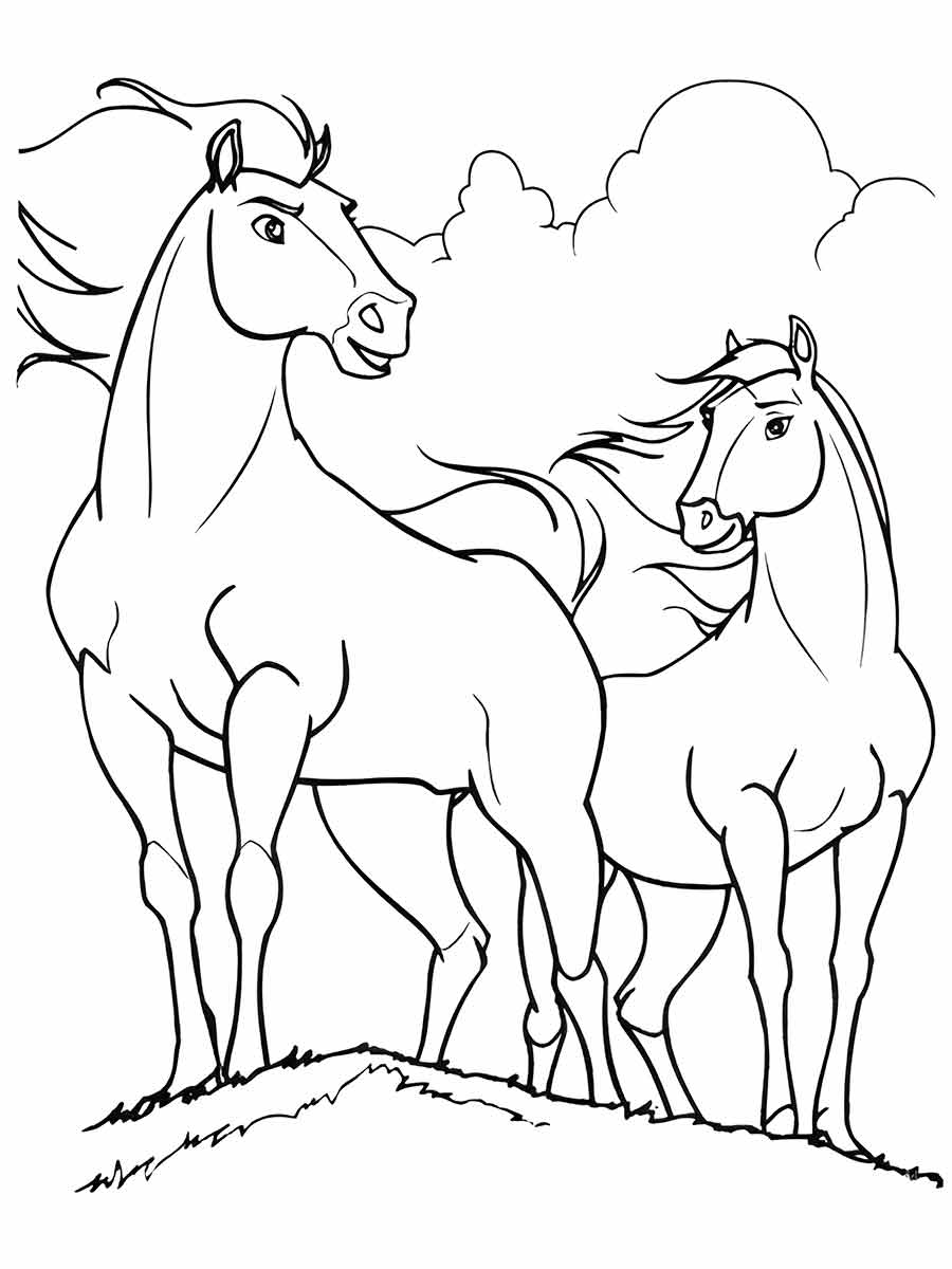 Horse coloring page (29)