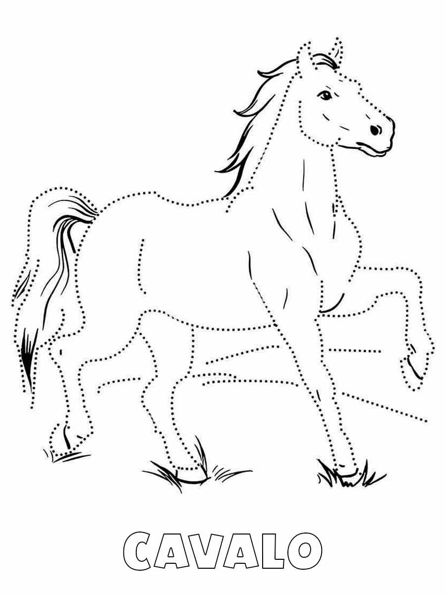 Horse coloring page (34)