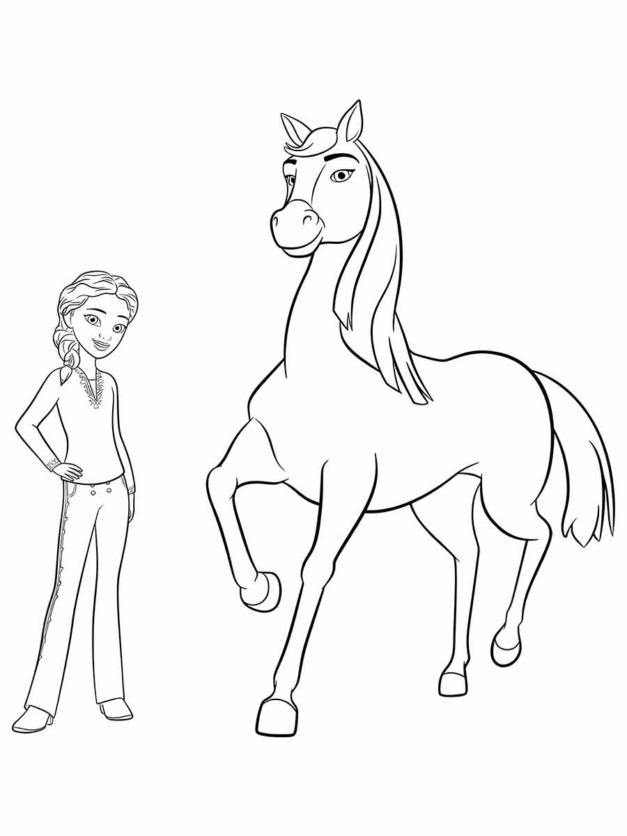 Horse coloring page (35)