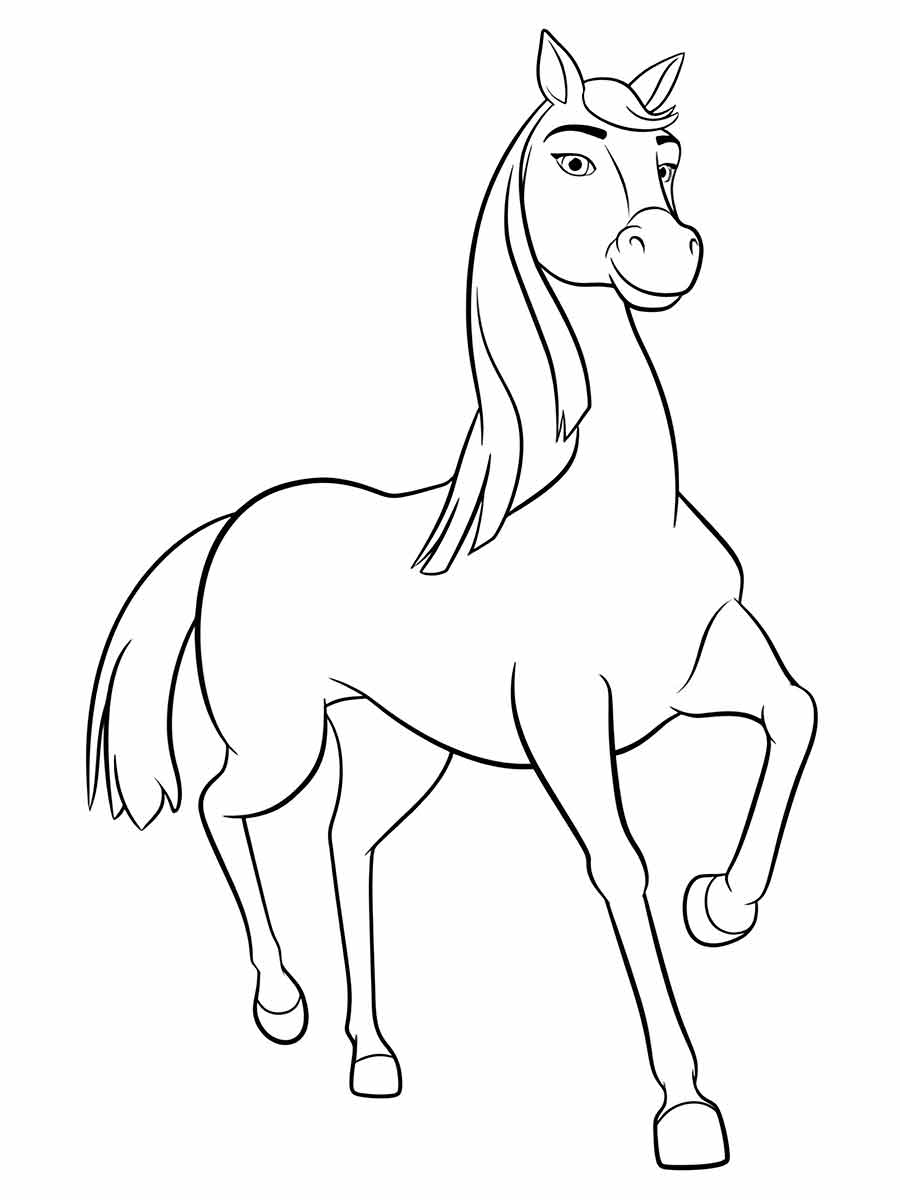 Horse coloring page (38)