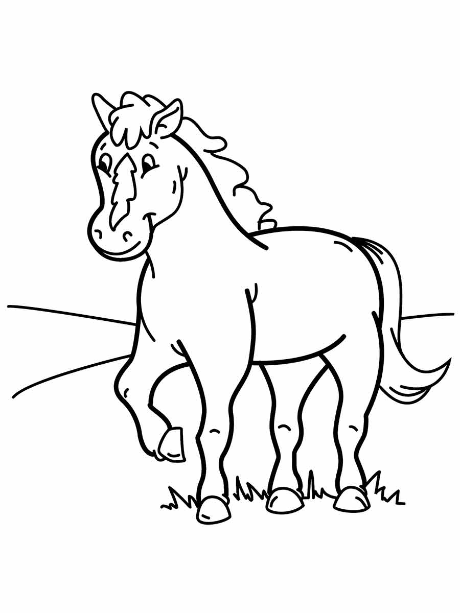 Horse coloring page (62)