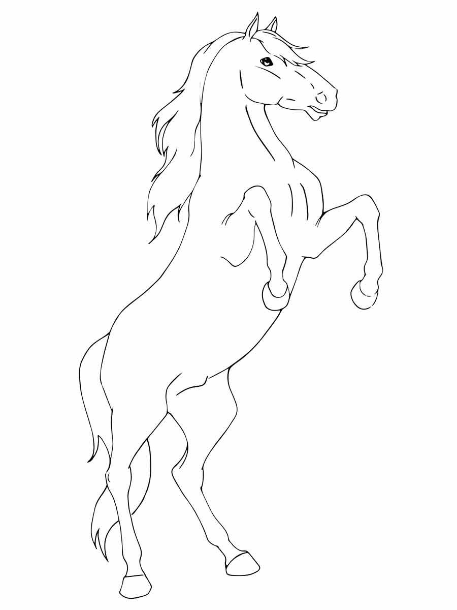 Horse coloring page (64)