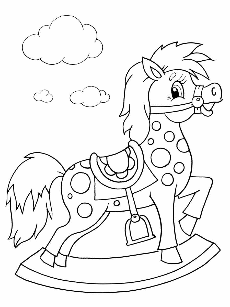 Horse coloring page (66)