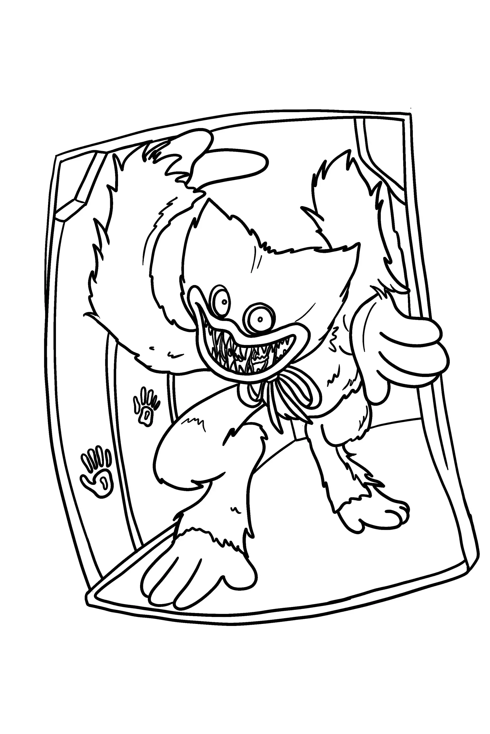 Huggy Wuggy coloring page (3)