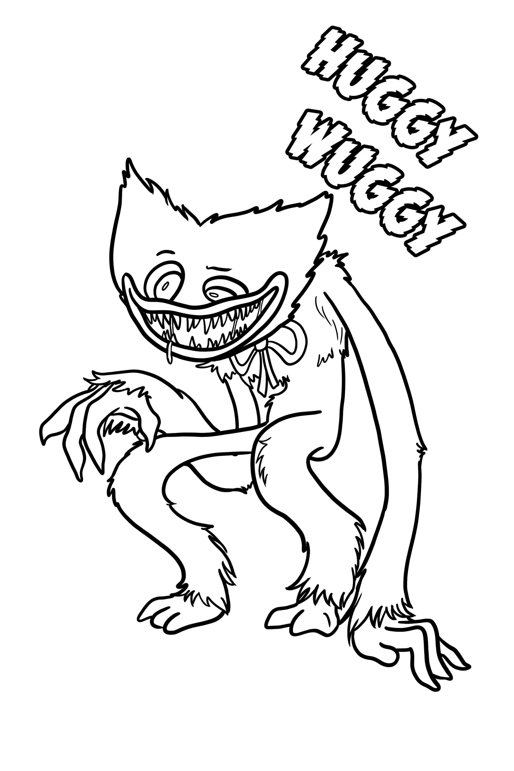 Huggy Wuggy coloring page (4)