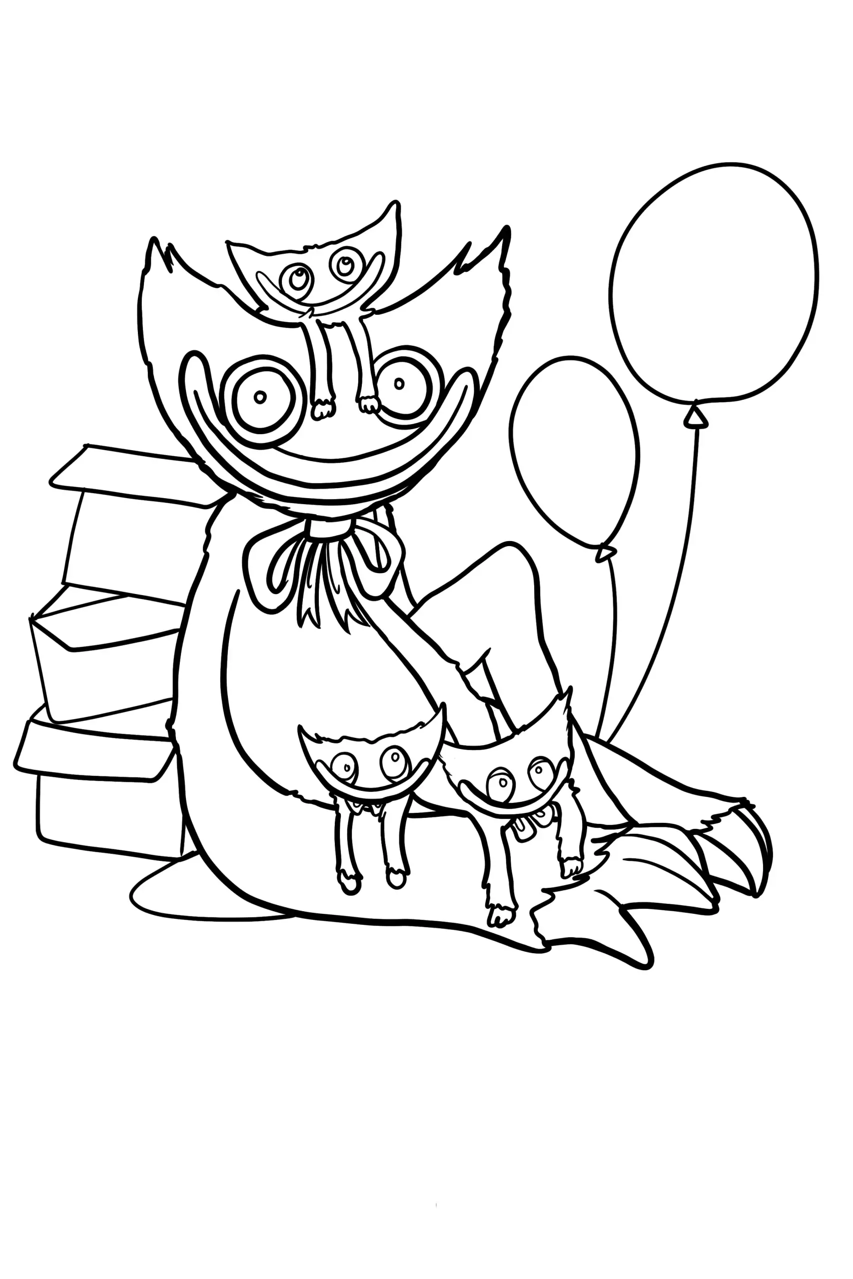 Huggy Wuggy coloring page (5)