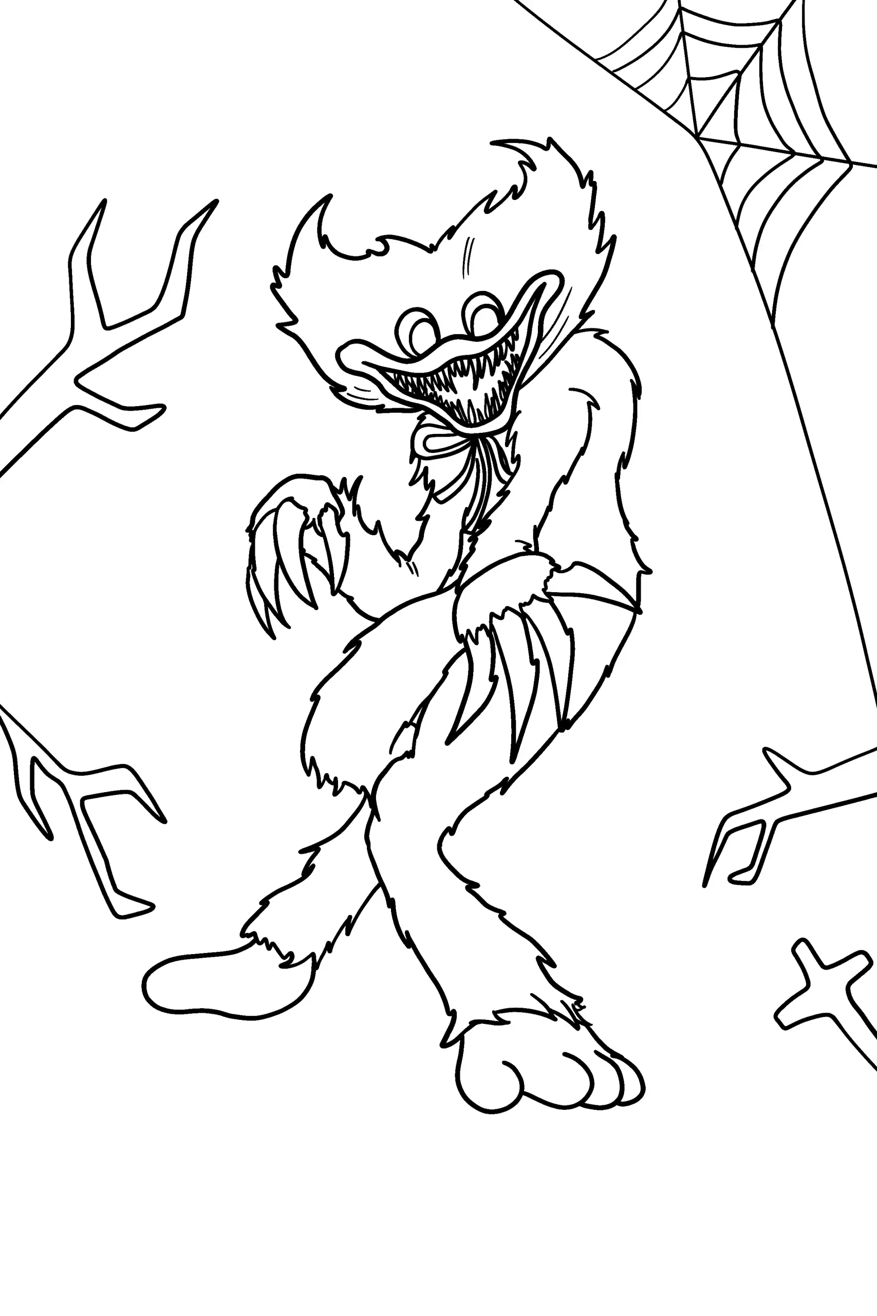 Huggy Wuggy coloring page (6)