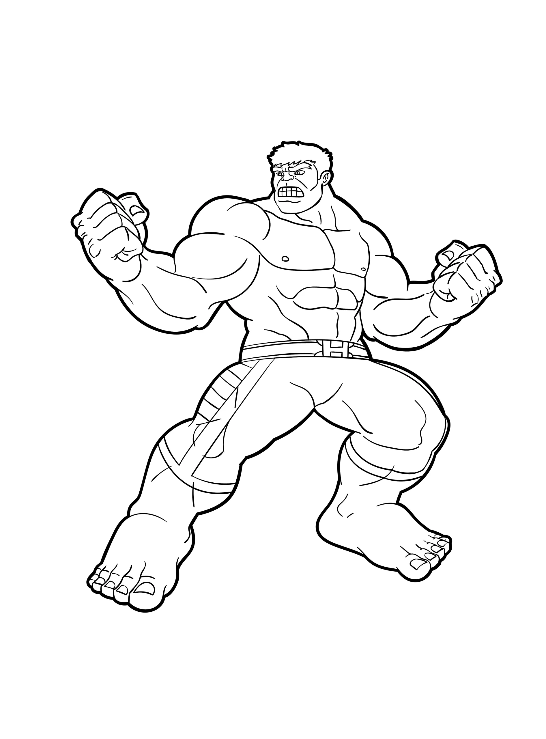 Hulk coloring page (10)