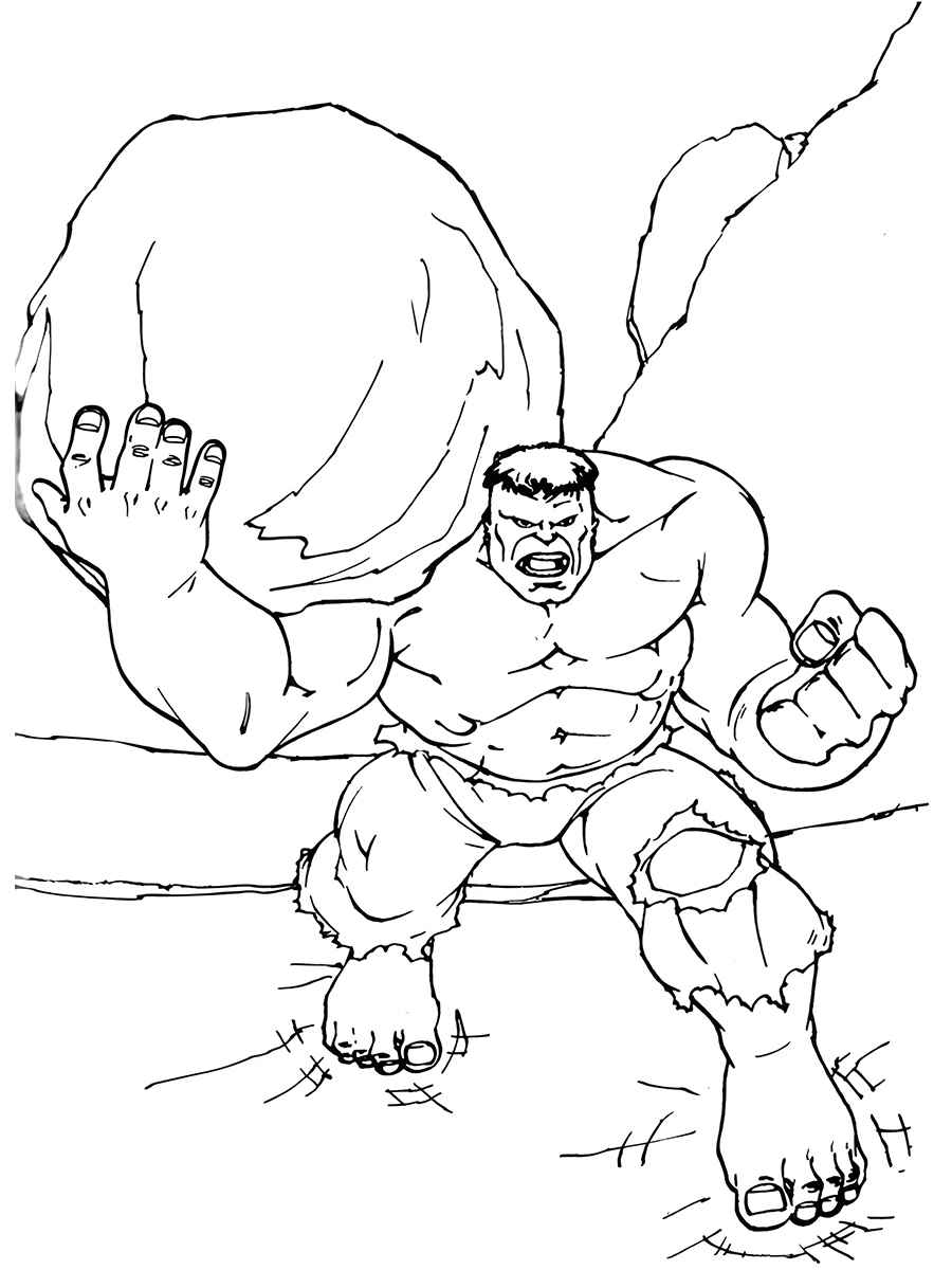 Hulk coloring page (11)