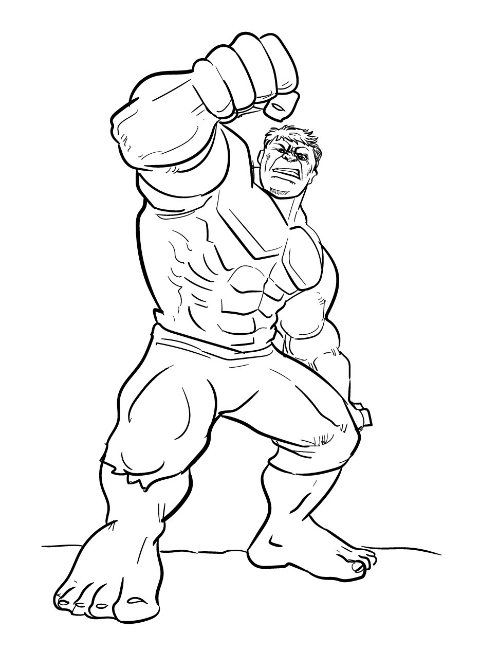 Hulk coloring page (11)