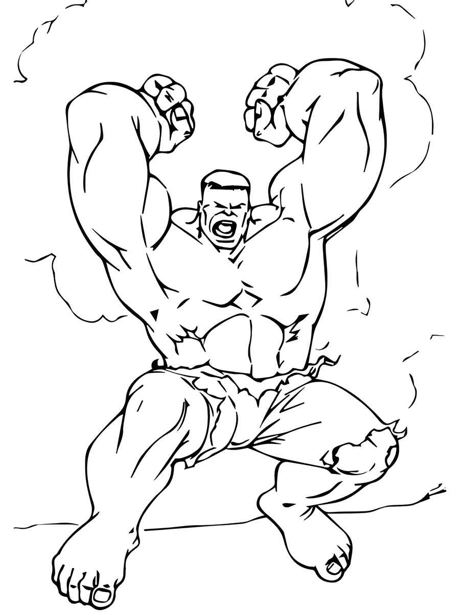 Hulk coloring page (12)