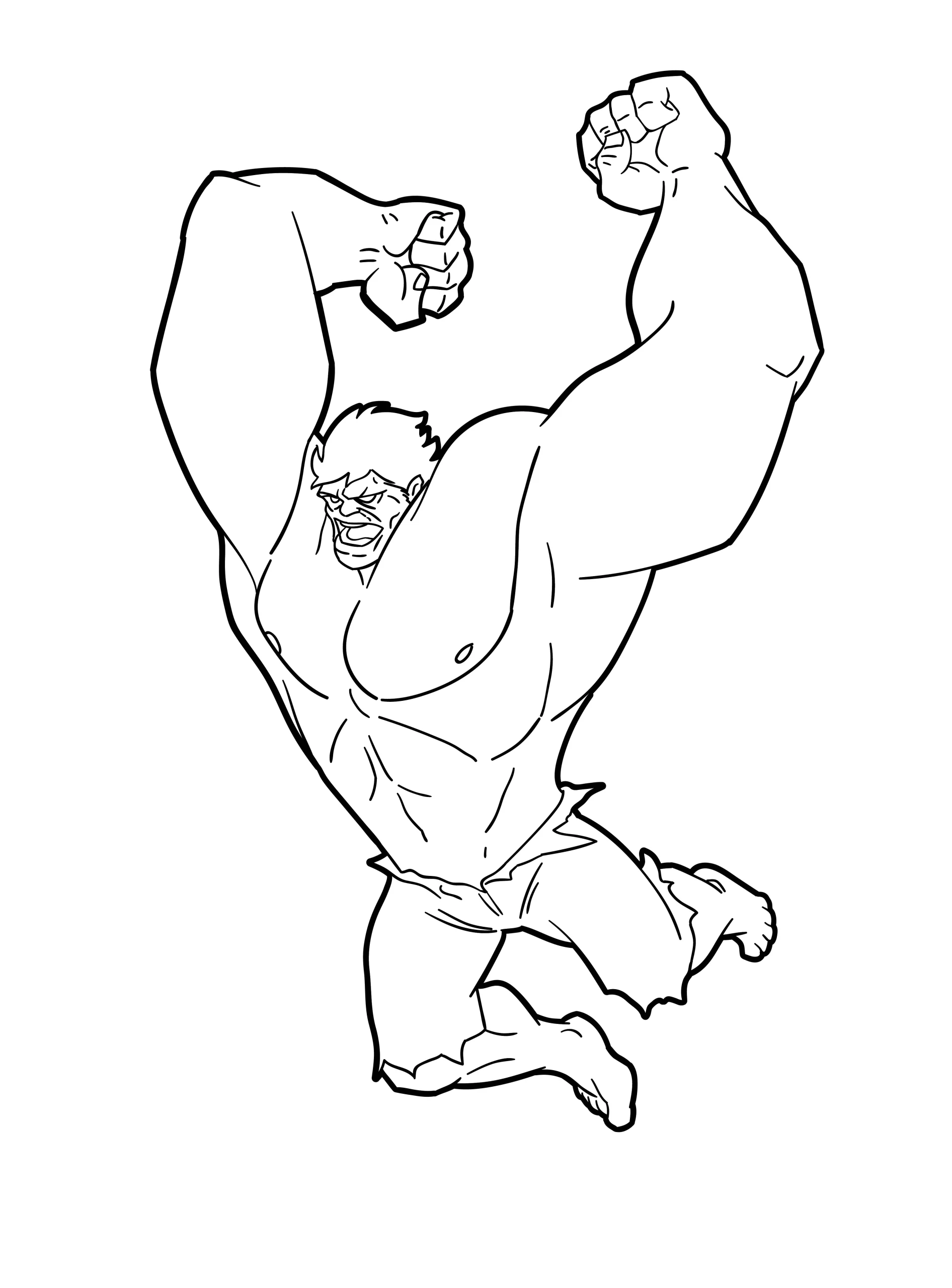 Hulk coloring page (12)