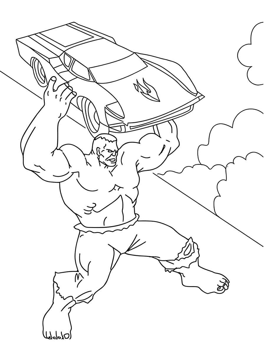 Hulk coloring page (13)