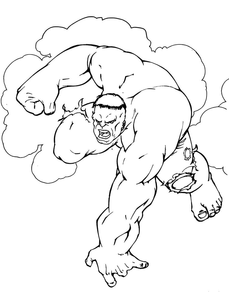 Hulk coloring page (14)