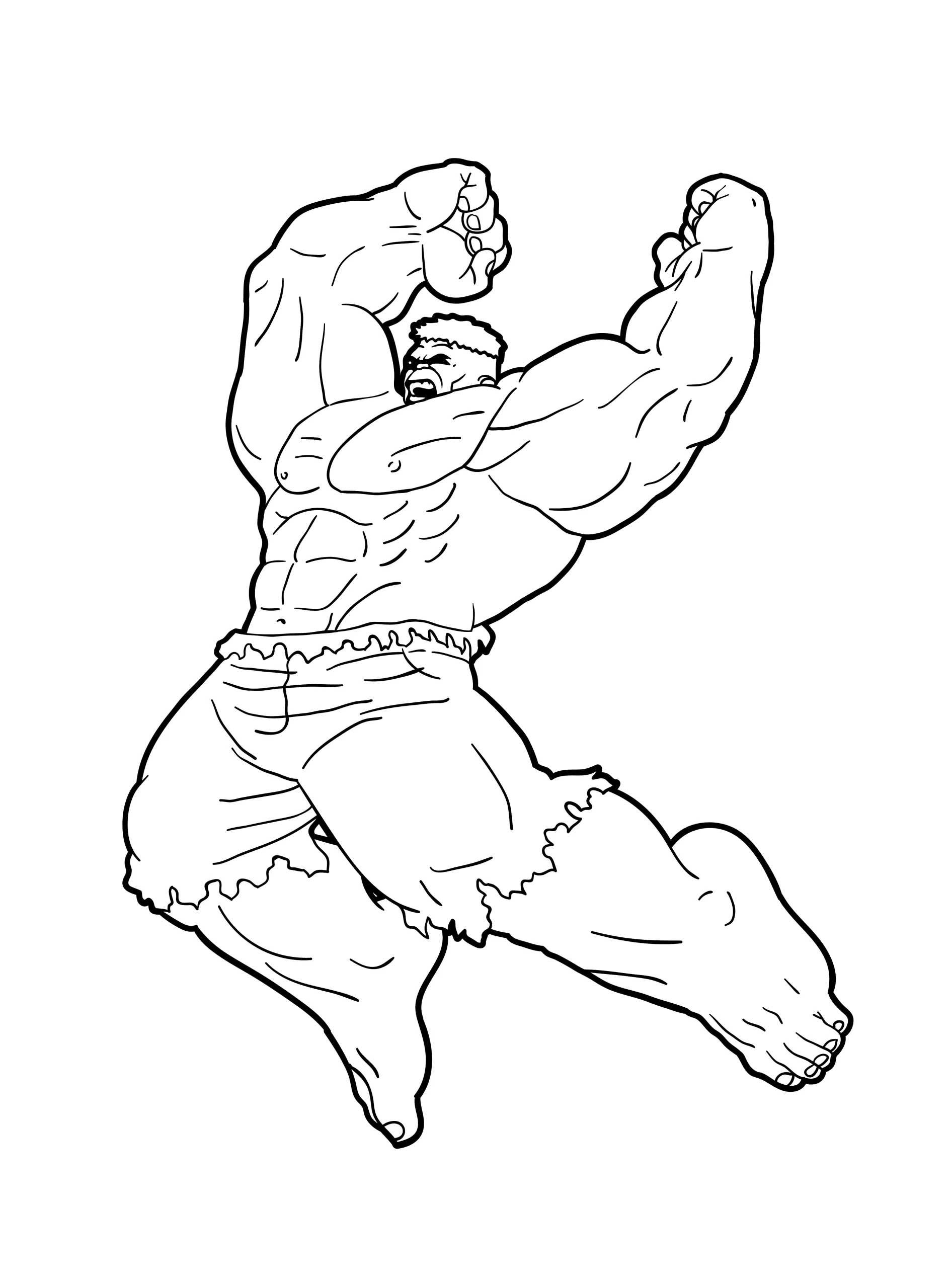 Hulk coloring page (14)