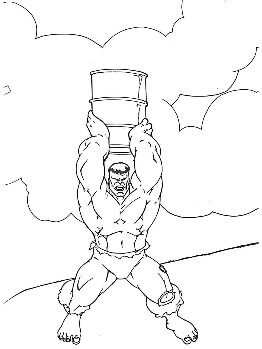 Hulk coloring page (15)