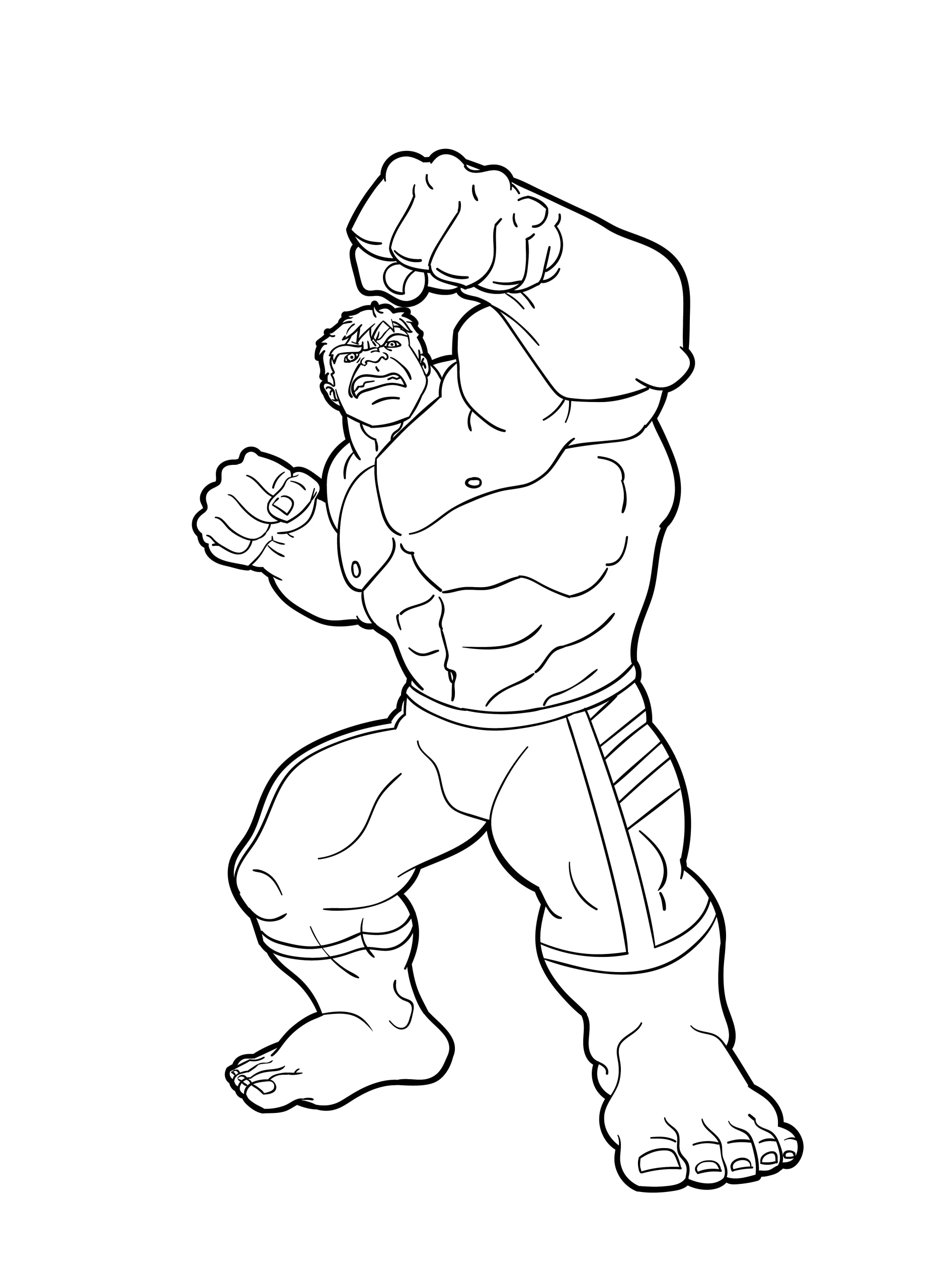 Hulk coloring page (16)