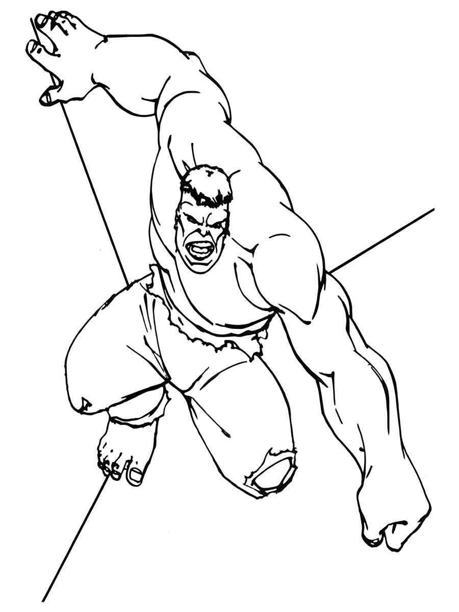 Hulk coloring page (18)