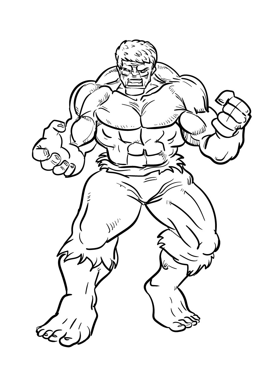 Hulk coloring page (18)