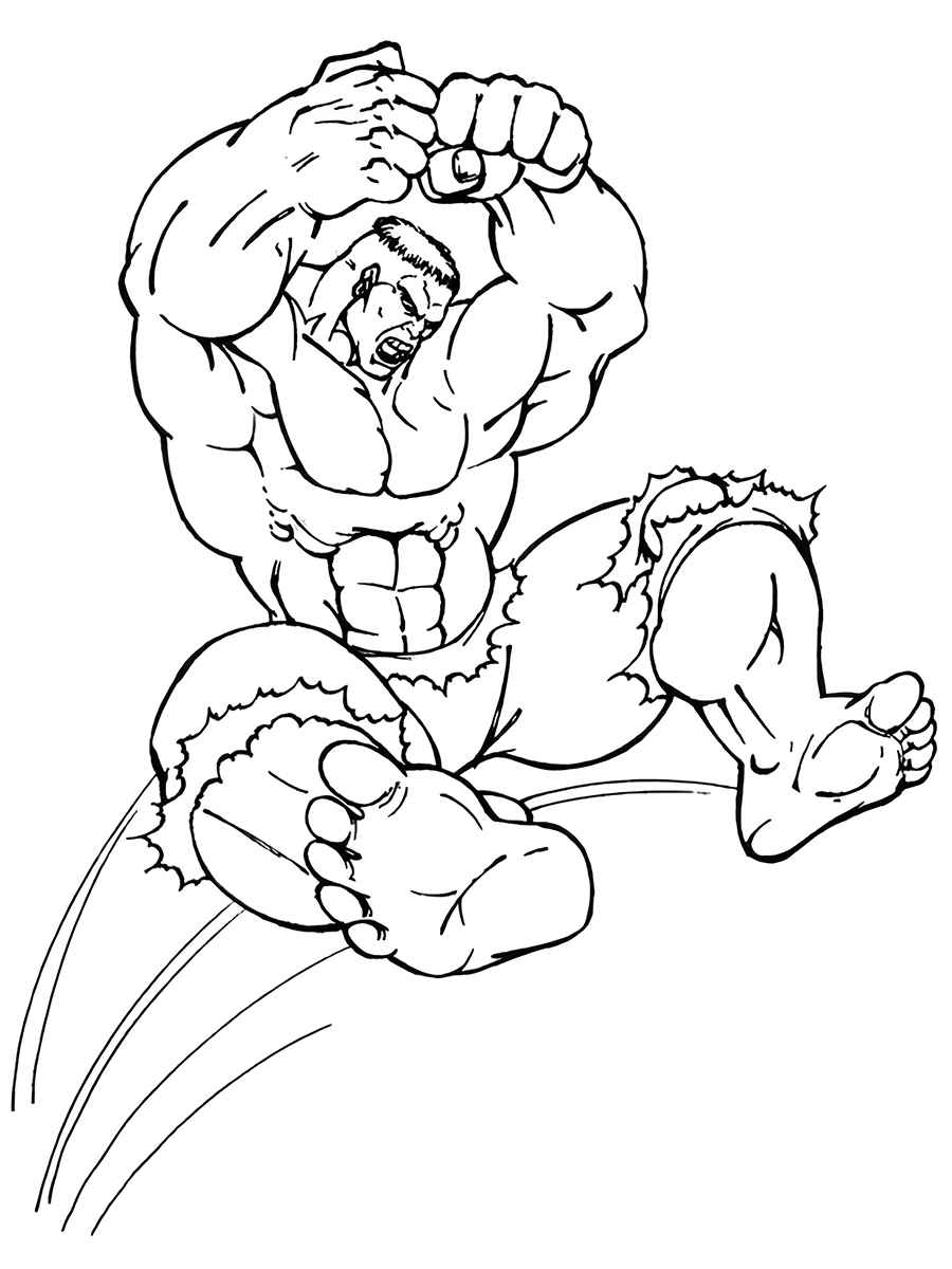 Hulk coloring page (19)