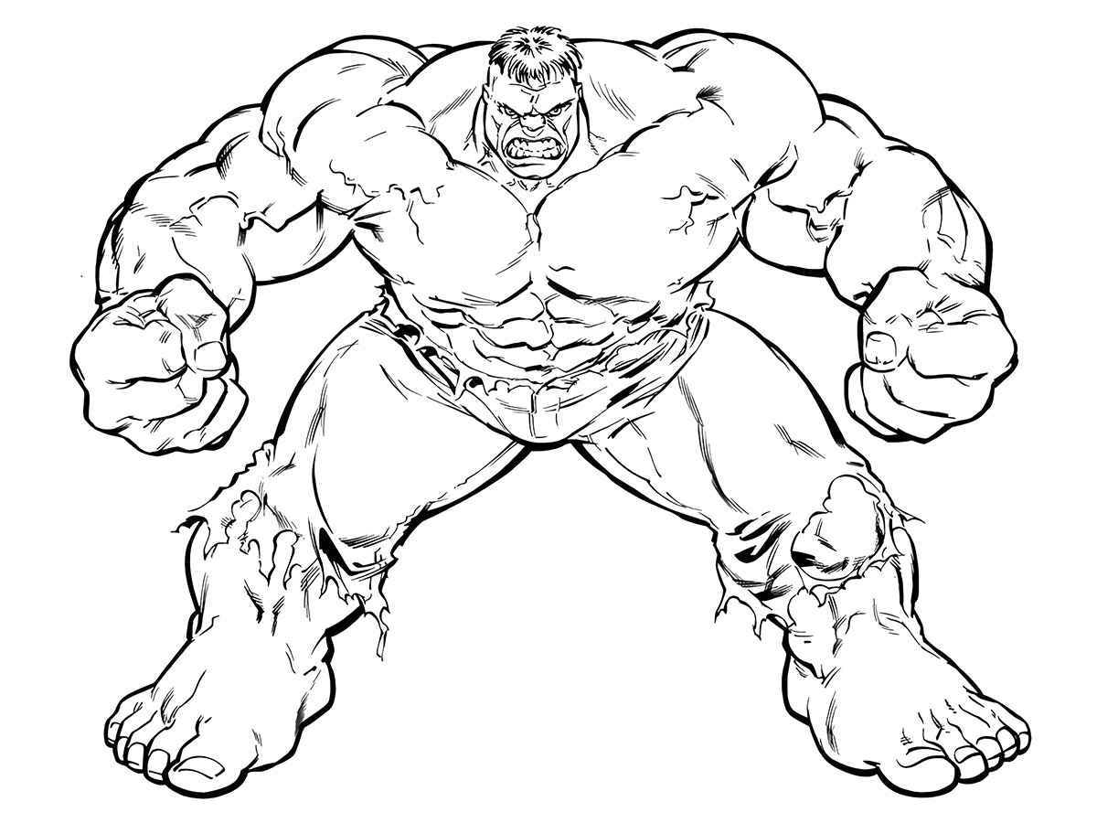 Hulk coloring page (21)