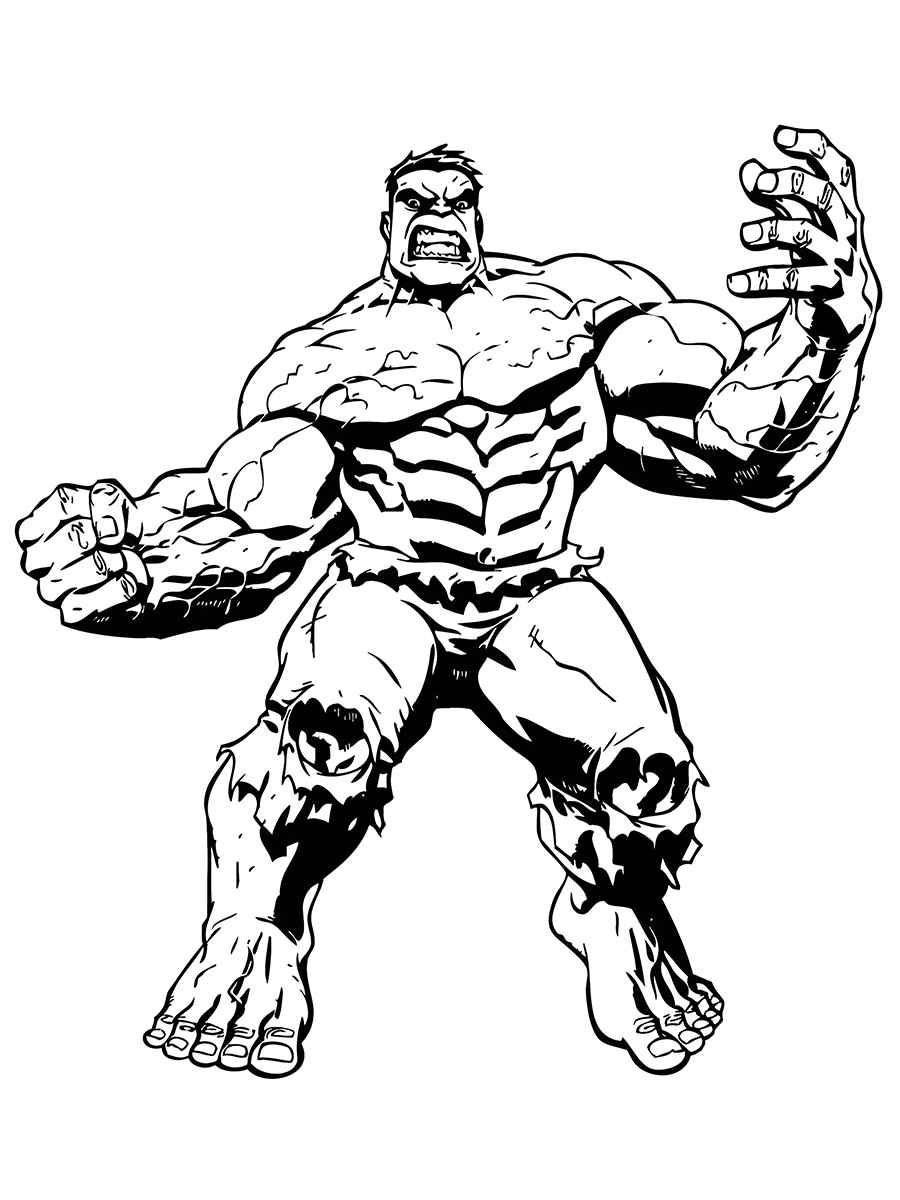 Hulk coloring page (22)