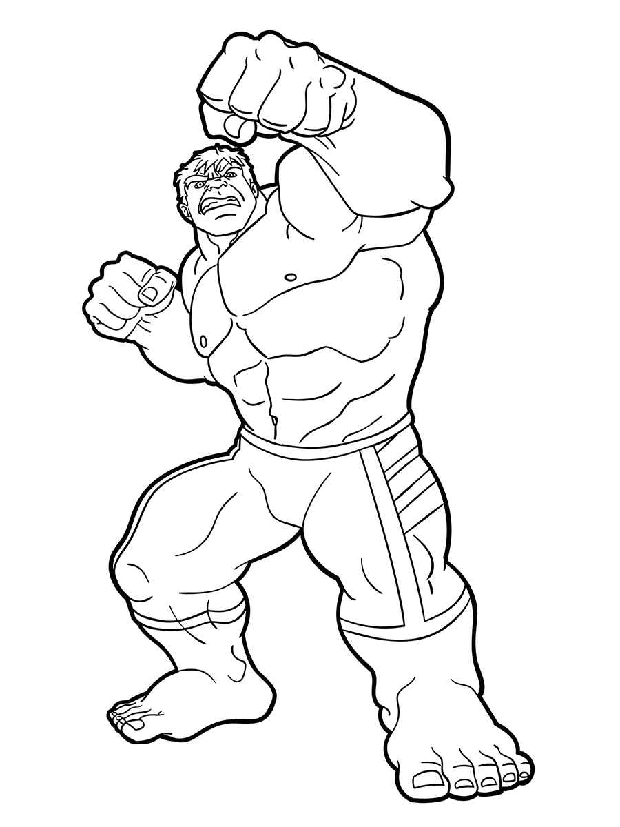 Hulk coloring page (23)