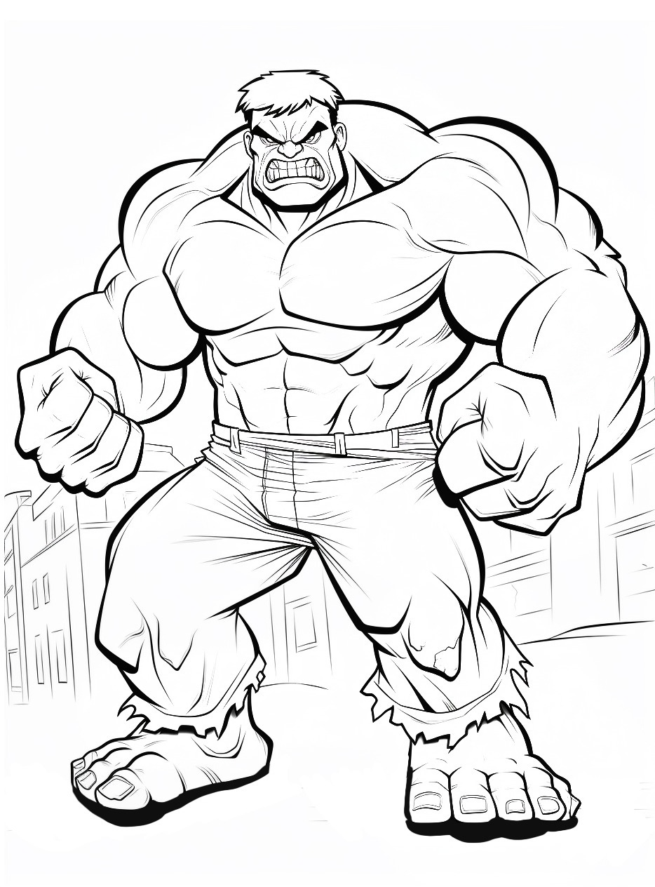 Hulk coloring page (23)