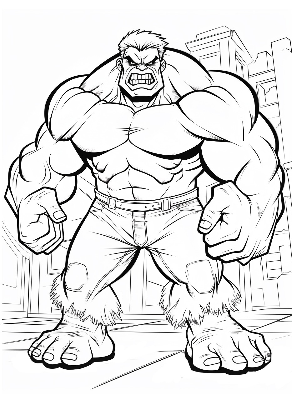 Hulk coloring page (24)