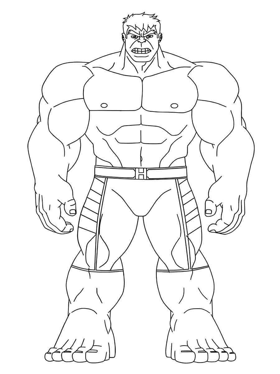 Hulk coloring page (25)