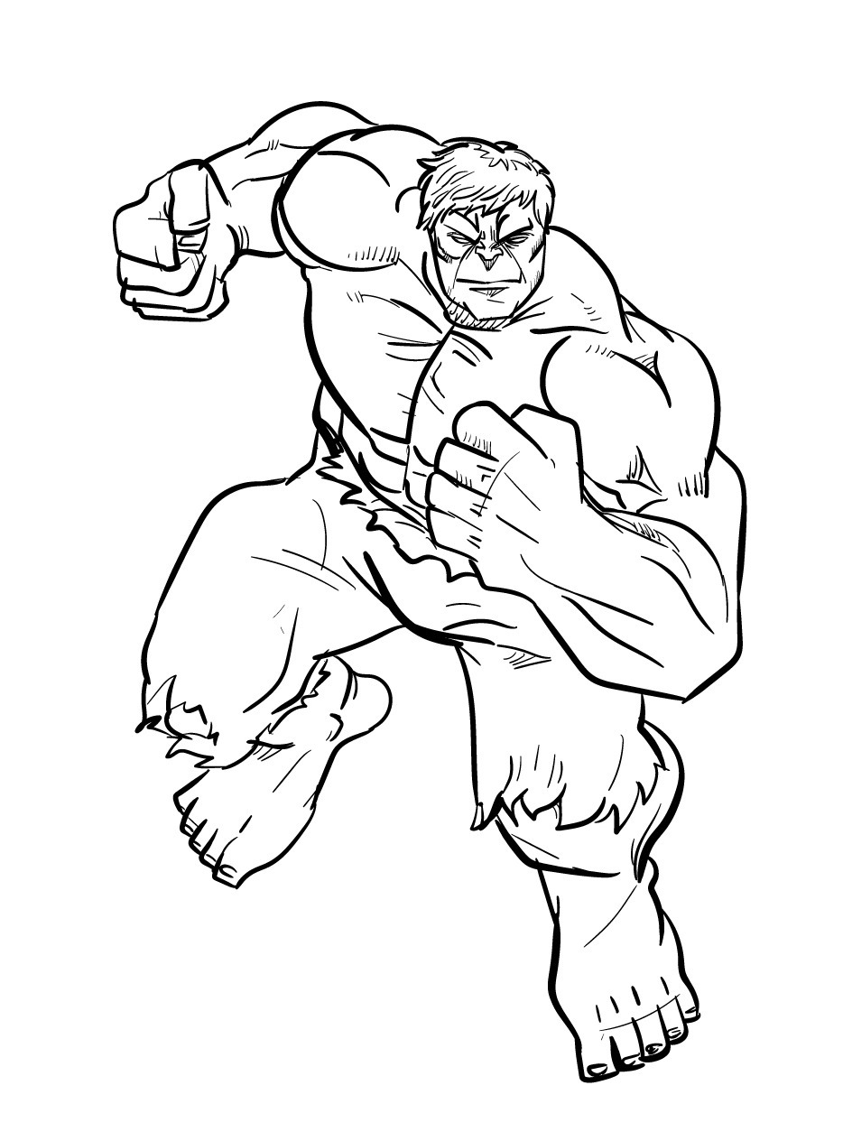 Hulk coloring page (25)