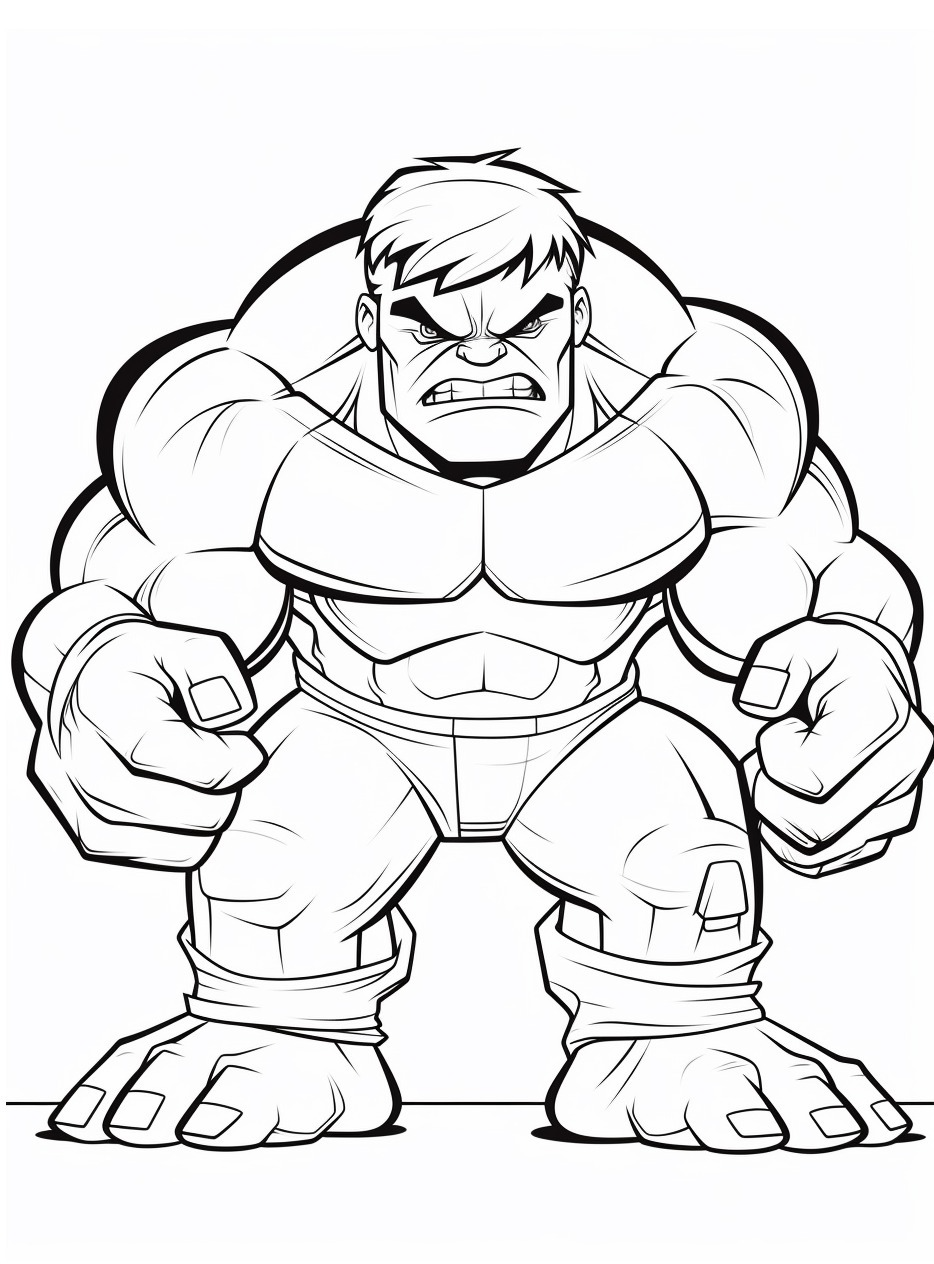 Hulk coloring page (26)