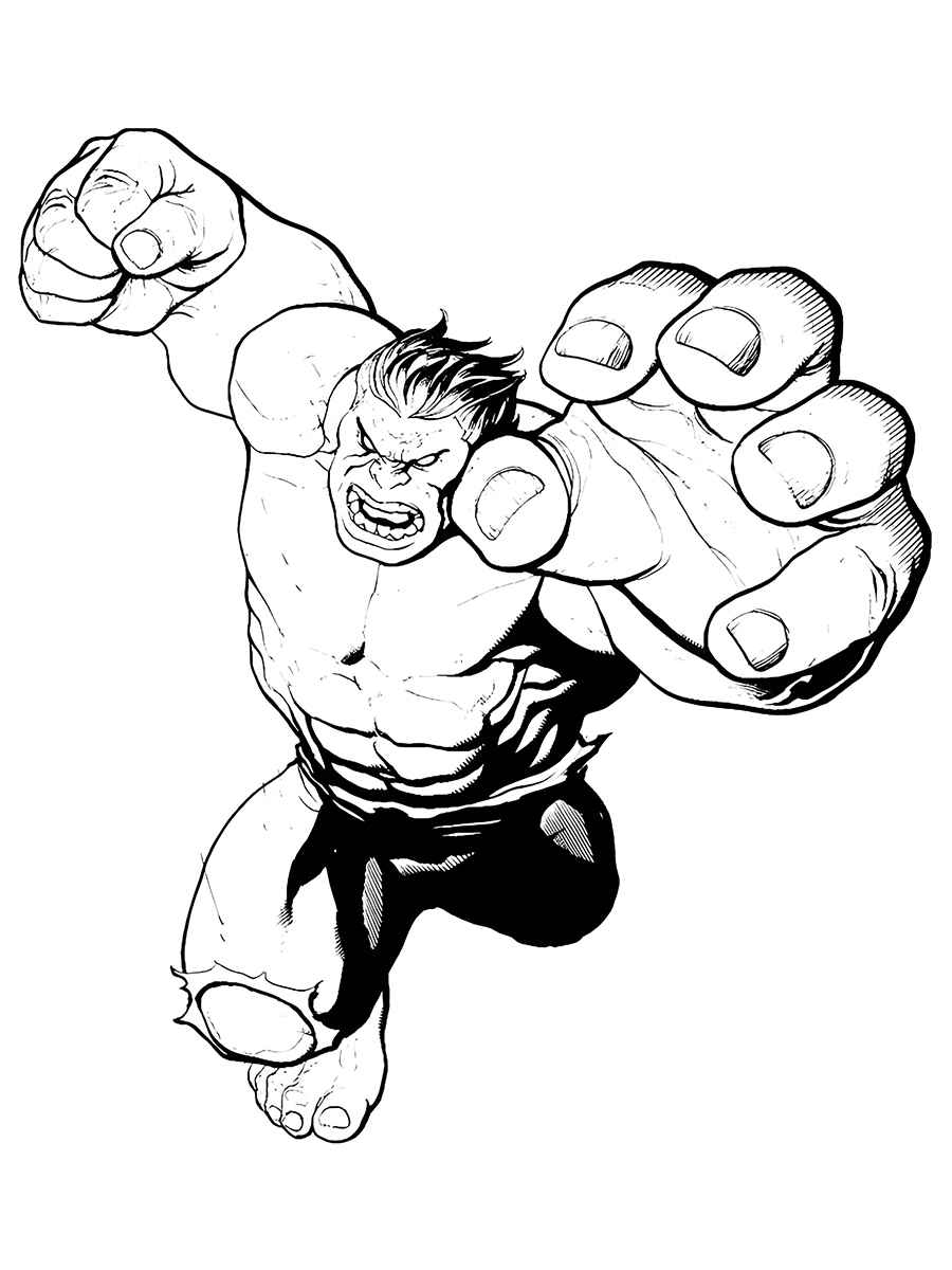 Hulk coloring page (27)