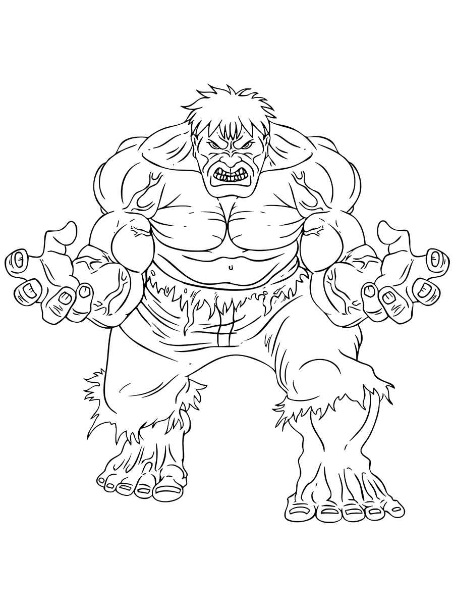 Hulk coloring page (28)