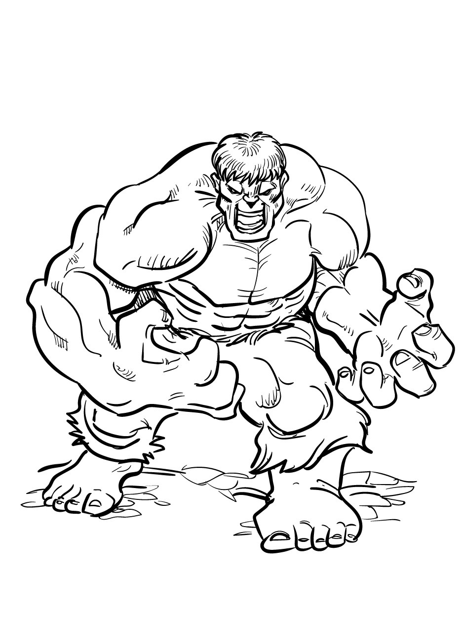 Hulk coloring page (28)