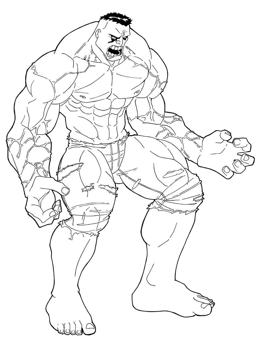 Hulk coloring page (29)